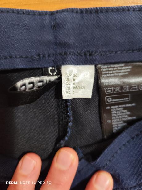 Letné nohavice, h&m,36