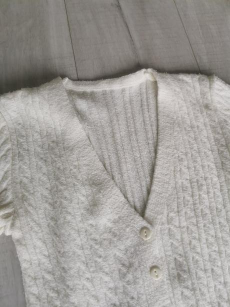 Sveter biely xs s, xs