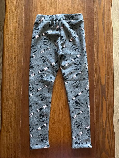 Zateplené hrubé legínky minnie mouse, disney,128