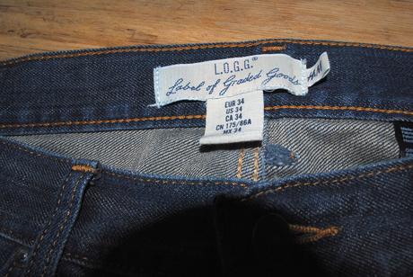 Hmkové riflové kraťasy logg veľ. 34 - 96 cm, h&m,34