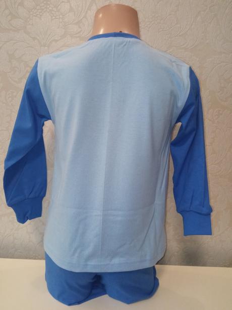 Chlapčenské modré dlhé pyžamo (92-98), 92 / 98