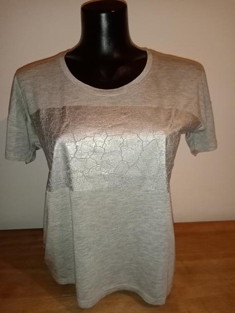 Tričko so strieborným pásom, m