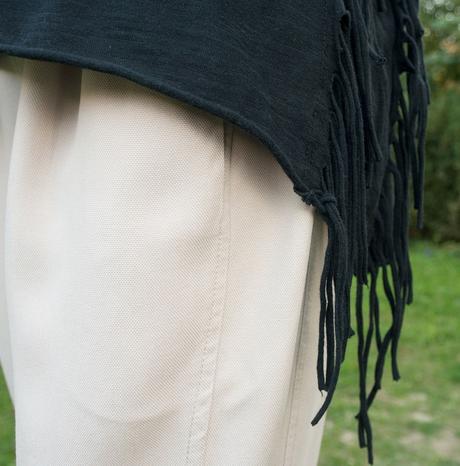 Oversize talianske strapcové tričko,