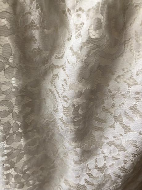 Biela cipkovane tricko cipkovane, orsay,m