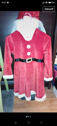 Vianocné, slávnostné saty pre 6-8 rocnu, bonprix,128