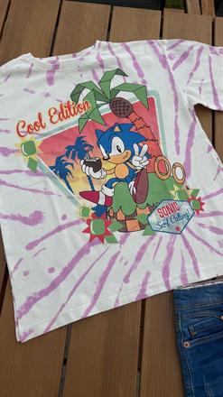 Tie dye tričko sonic 140-152, zara,146