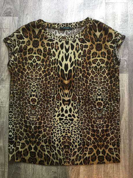 Guess by marciano leopar bluzka/top bez rukavov s, guess,s