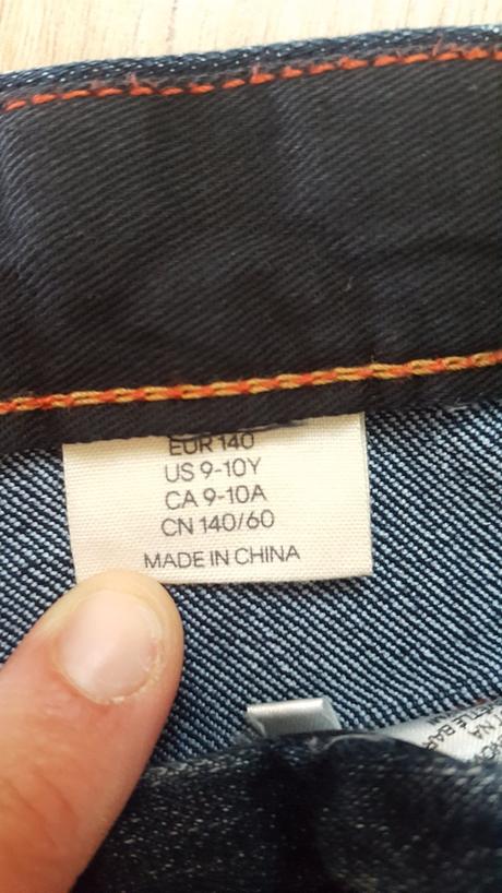 Tmavé rifle, 140, h&m,140