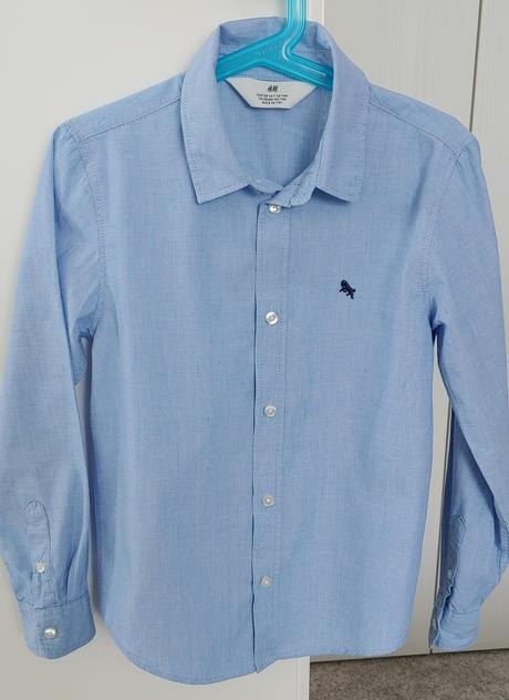 Bavlnená košeľa h&m veľ. 128, h&m,128