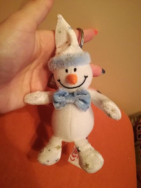 Kľúčenka snehuliak,