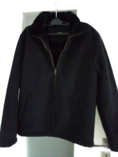 Panska zimna jelenicova bunda s kozusinou s, s