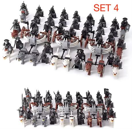 Figúrky pán prsteňov 5 typ lego, nové,