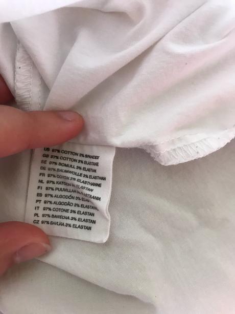 Biela blúzka - aj pre tehotné, h&m,m