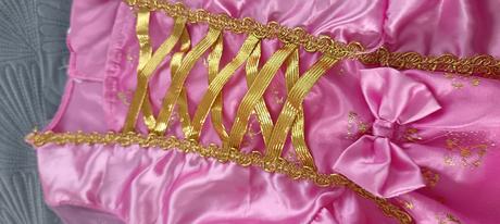 Ružové šaty na karneval,bál, maškarný ples, 122