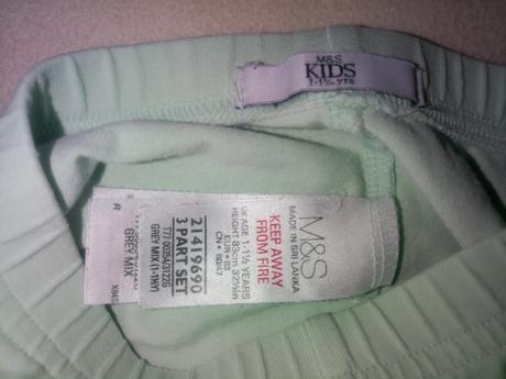 Pekne leginky 3ks, marks & spencer,86