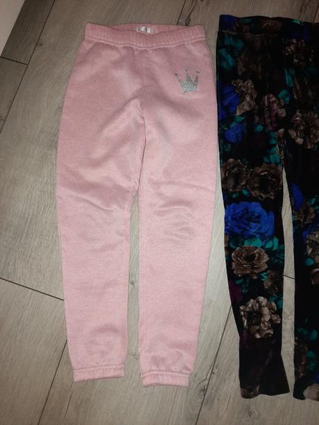 Saténové legínky h&m+ tepláčky zdarma, h&m,134