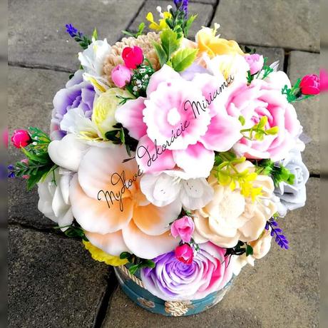 Voňavé mydlové kytice,