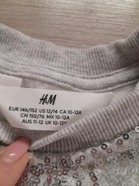Trblietavý svetrík, h&m,140
