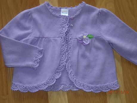 Fialkové bolerko 1xpoužité, gymboree,92