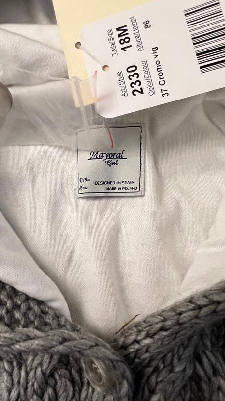 Hrubsi nenoseny sveter, mayoral,86