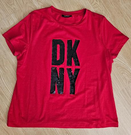 Dkny tričko l s flitrami, dkny,l