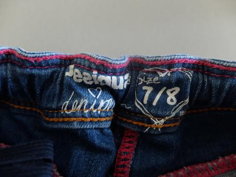 Riflová sukňa desigual 128, desigual,128