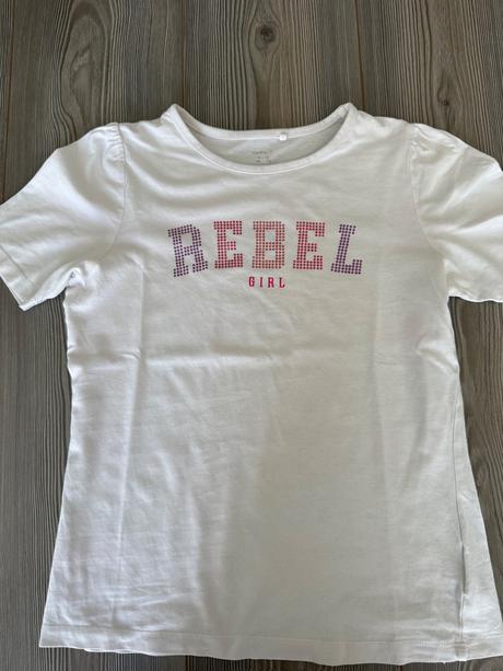 Tričko s nápisom rebel girl, name it,152