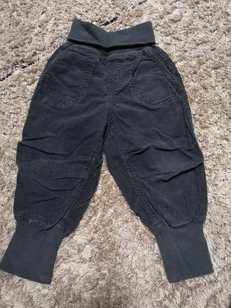 Menčestrové nohavice, h&m,86