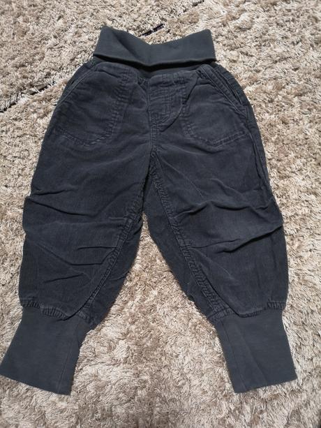 Menčestrové nohavice, h&m,86