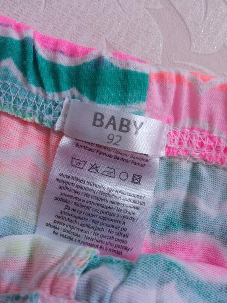 Dievčenské farebné šortky (92), baby,92