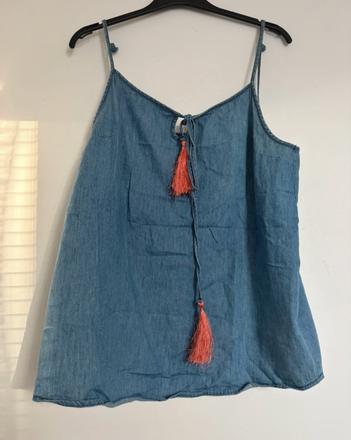 Denimove tielko riflovinove velk 40 modre riflovin, 40