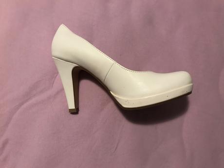 Lodičky biele, tamaris,37