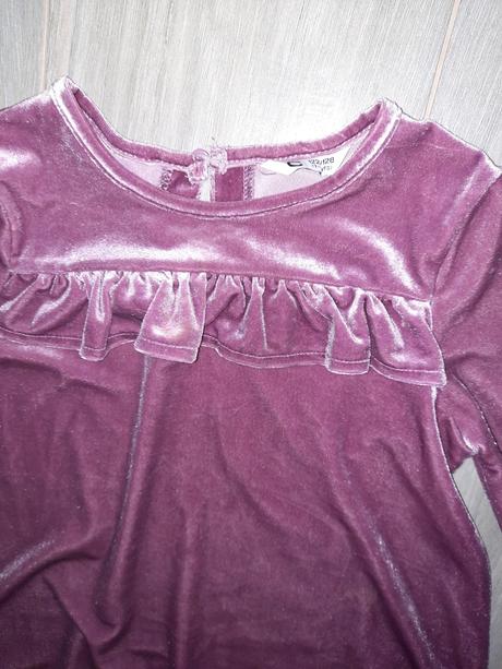 Velurove šaty 122/128, cubus,122