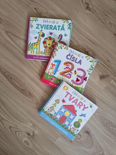 3x knižka obkresli si...,