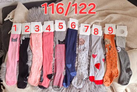 Bavlnené pančuchy 116/122, 116 / 122