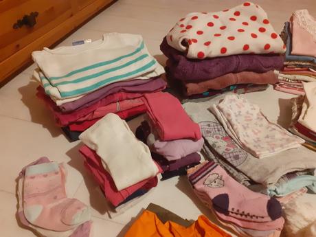 Sada oblečenia pre dievča 1,5 až 3 roky, 86–98