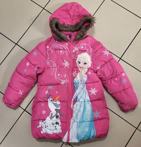 Zimná bunda disney elsa frozen 134 na 8 rokov, disney,134