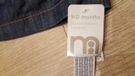 Supravka saty a bodynko mother care, mothercare,80