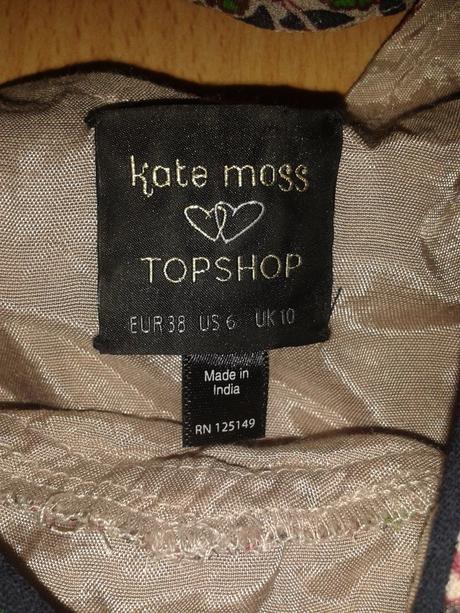 Kvetovane saty, topshop,38