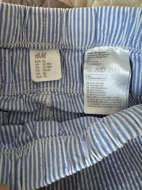 Letne detske nohavice h&m 86, h&m,86