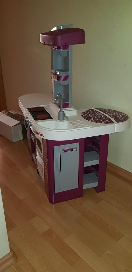 Smoby fialovo-šedá kuchynka tefal studio xl, 