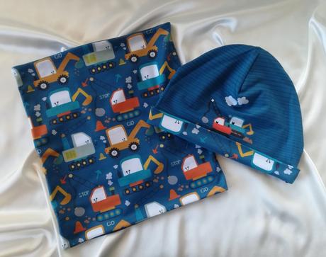 Čiapka a nákrčník, obojstranné, pre obvod 49-51cm, 