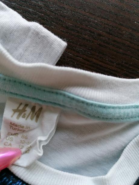 Palmové triko, h&m,86