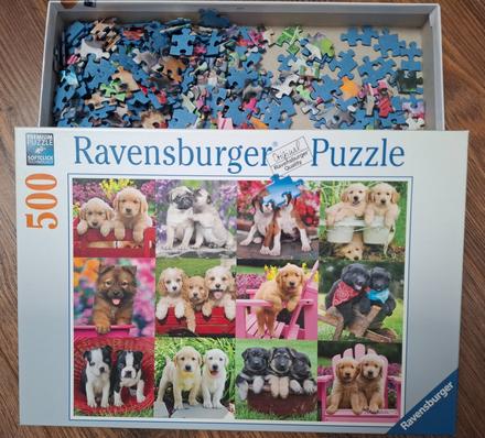 Ravensburger puzzle 500 - steniatka, 