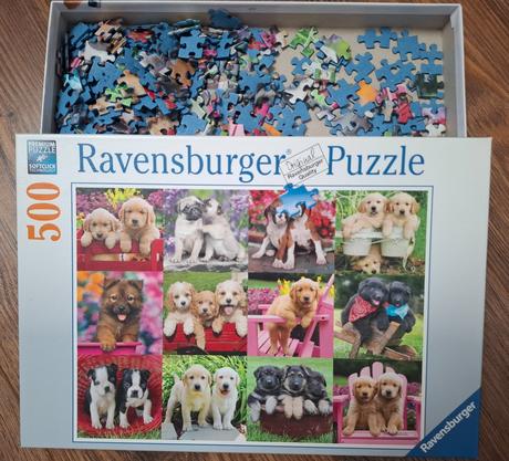 Ravensburger puzzle 500 - steniatka, 