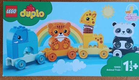 Lego duplo vláčik so zvieratkami, 