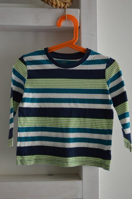 Pásikavé tričko, h&m,92