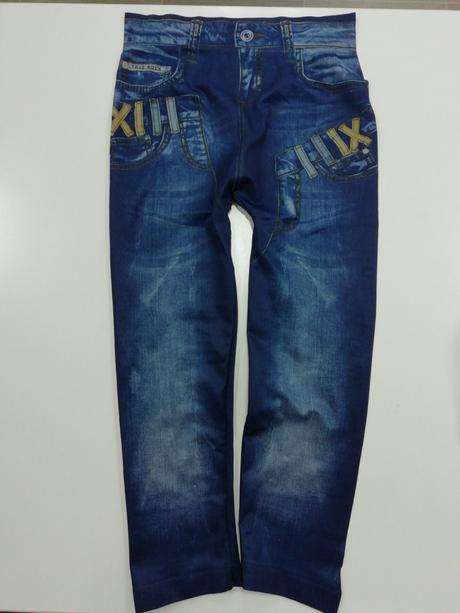 Legíny imitácia riflí 3/4-ťové, 158