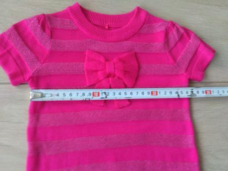 Pásikavé šaty s mašľou, george,80