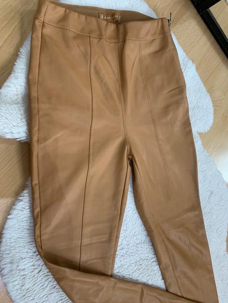 Koženkové nohavice, amisu,s